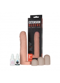 Насадка-удлинитель Extension sleeve с подхватом мошонки - 19 см. - Sitabella - в Рубцовске купить с доставкой