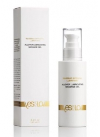 Массажный гель-смазка на силиконовой основе Allover Massage Gel - 100 мл. - YESforLOV - купить с доставкой в Рубцовске
