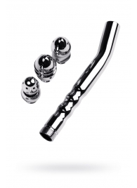 Металлический анальный душ с тремя насадками - ToyFa - купить с доставкой в Рубцовске