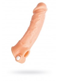 Удлиняющая насадка на пенис с вибрацией - 18,5 см. - ToyFa - в Рубцовске купить с доставкой