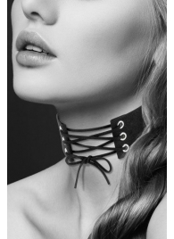 Оригинальный ошейник-чокер со шнуровкой - Bijoux Pour Toi - купить с доставкой в Рубцовске