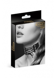Оригинальный ошейник-чокер со шнуровкой - Bijoux Pour Toi - купить с доставкой в Рубцовске