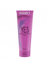 Согревающий лубрикант на водной основе Egzo Yes - 50 мл. - EGZO - купить с доставкой в Рубцовске