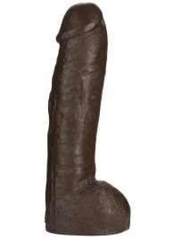 Большая насадка для трусиков Vac-U-Lock Realistic Hung - 31,7 см. - Doc Johnson - купить с доставкой в Рубцовске