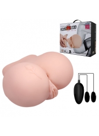 Вагина и анус с вибрацией CrazyBull Vagina and Ass - Baile - в Рубцовске купить с доставкой