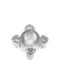 Прозрачное эрекционное кольцо Rings Screw - Lola Games - в Рубцовске купить с доставкой