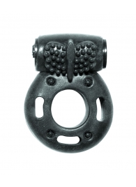 Черное эрекционное кольцо с вибрацией Rings Axle-pin - Lola Games - в Рубцовске купить с доставкой
