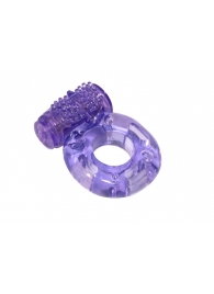 Фиолетовое эрекционное кольцо с вибрацией Rings Axle-pin - Lola Games - в Рубцовске купить с доставкой