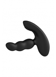 Черный силиконовый стимулятор простаты Levett Nitoc с пультом ДУ - Levett - в Рубцовске купить с доставкой