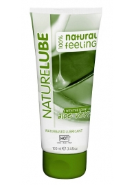 Лубрикант на водной основе NatureLube с алоэ вера - 100 мл. - HOT - купить с доставкой в Рубцовске