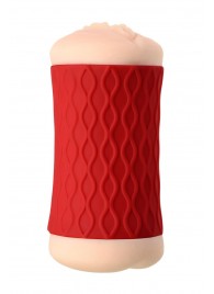 Двухсторонний мастурбатор JOS  NADIN в красном цилиндре - JOS - в Рубцовске купить с доставкой