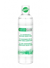 Гель-смазка 2-в-1 MASSAGE   LUBRICANT ALOE VERA - 300 мл. - Waterglide - купить с доставкой в Рубцовске