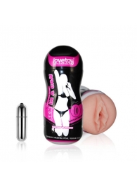 Мастурбатор-вагина Sex In A Can Vibra Vagina Tunnel - Lovetoy - в Рубцовске купить с доставкой