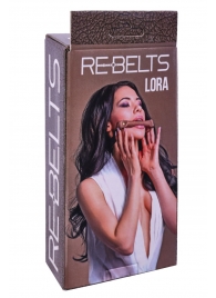 Кляп-трензель Lora с металлическими кольцами - Rebelts - купить с доставкой в Рубцовске