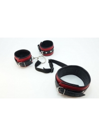 Кожаный БДСМ-набор - БДСМ Арсенал - купить с доставкой в Рубцовске