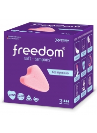Женские гигиенические тампоны без веревочки FREEDOM normal - 3 шт. - Freedom - купить с доставкой в Рубцовске