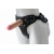 Черный пояс-трусики с двумя насадками Soft-Dolli - 16,5 и 10,5 см. - LOVETOY (А-Полимер) - купить с доставкой в Рубцовске