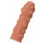Телесная реалистичная насадка KOKOS Extreme Sleeve 11 с дополнительной стимуляцией - 12,7 см. - KOKOS - в Рубцовске купить с доставкой