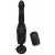 Черный вибромассажер с функцией поступательных движений Ass Thruster - Pipedream - купить с доставкой в Рубцовске