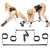 Комплект наручников и наножников с распорками Spread  em Bar and Cuff Set - Pipedream - купить с доставкой в Рубцовске