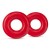 Набор из 2 красных эрекционных колец DONUT RINGS OVERSIZED - Blush Novelties - в Рубцовске купить с доставкой