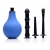 Анальный душ с 3 насадками Premium One-way Valve Anal Douche Set - XR Brands - купить с доставкой в Рубцовске