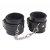 Черные оковы на ноги Obey Me Leather Ankle Cuffs - Chisa - купить с доставкой в Рубцовске