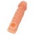 Телесная закрытая насадка с шершавой головкой Cock Sleeve Size L - 17,6 см. - KOKOS - в Рубцовске купить с доставкой