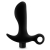 Черный анальный вибратор Silicone Vibrating Prostate Massager 01 - 10,8 см. - Blush Novelties - в Рубцовске купить с доставкой