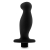 Черный анальный вибромассажёр Silicone Vibrating Prostate Massager 02 - 10,8 см. - Blush Novelties - в Рубцовске купить с доставкой