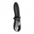 Черный анальный вибратор Hot Passion с функцией нагрева - Satisfyer - в Рубцовске купить с доставкой