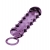 Закрытая фиолетовая насадка с пупырышками SAMURAI PENIS SLEEVE PURPLE - 14,5 см. - NMC - в Рубцовске купить с доставкой