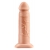 Телесный реалистичный фаллоимитатор с полостью Silicone Hollow Extension - 20 см. - Pipedream - купить с доставкой в Рубцовске