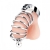 Серебристая клетка для члена Urethral Play Cage - BlueLine - купить с доставкой в Рубцовске