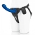 Синяя насадка Remote Control P-Spot G-Spot с черными трусиками - 20 см. - Pegasus - купить с доставкой в Рубцовске