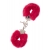 Металлические наручники с красной меховой опушкой METAL HANDCUFF WITH PLUSH RED - Dream Toys - купить с доставкой в Рубцовске