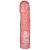Розовая фаллическая насадка Vac-U-Lock 8  Crystal Jellies Dong - 20,3 см. - Doc Johnson - купить с доставкой в Рубцовске