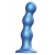 Голубая насадка Strap-On-Me Dildo Plug Balls size L - Strap-on-me - купить с доставкой в Рубцовске