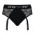 Черные трусики для насадок Diva Lingerie Harness - size S - Strap-on-me - купить с доставкой в Рубцовске