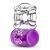 Фиолетовое эрекционное виброкольцо Pleaser Rechargeable C-Ring - Blush Novelties - в Рубцовске купить с доставкой