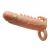 Телесная удлиняющая насадка Penis Sleeve Emmitt - 17 см. - Baile - в Рубцовске купить с доставкой