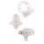 Набор из 3 прозрачных эрекционных колец с вибрацией Teasers Ring Kit - Chisa - в Рубцовске купить с доставкой