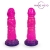 Розовый рельефный фантазийный фаллоимитатор - 20 см. - Bior toys - купить с доставкой в Рубцовске