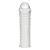 Текстурированная насадка на пенис Clear Textured Penis Enhancing Sleeve Extension - 16,5 см. - BlueLine - в Рубцовске купить с доставкой