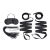 Эротический набор 4PC Bondage Bed Strap   Flogger Kit - Lux Fetish - купить с доставкой в Рубцовске