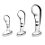 Набор из 3 стальных стимуляторов простаты Stainless Steel P-spot Training Set - b-Vibe - в Рубцовске купить с доставкой