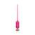 Розовый тонкий стимулятор Nipple Vibrator - 23 см. - I-MOON - купить с доставкой в Рубцовске