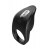 Черное эрекционное виброкольцо Vibro Lust Ring - MALESATION - в Рубцовске купить с доставкой