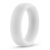 Белое люминесцентное эрекционное кольцо Silicone Glo Cock Ring - Blush Novelties - в Рубцовске купить с доставкой