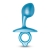 Голубая анальная пробка для массажа простаты Bulb Silicone Prostate Plug - 10,7 см. - b-Vibe - в Рубцовске купить с доставкой